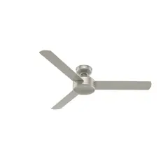 HUNTER FAN - Ventilador De Techo Industrial Sin Luz 3 Aspas 4498 CFM Níquel