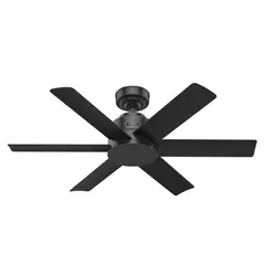 HUNTER FAN - Ventilador De Techo Industrial Sin Luz 6 Aspas 4467 CFM Plata