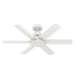 HUNTER FAN - Ventilador De Techo Industrial Sin Luz 6 Aspas 4467 CFM Plata