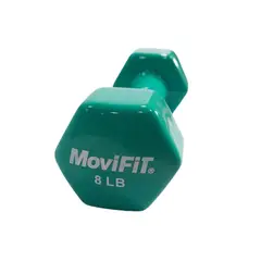 MOVIFIT - Mancuerna Hexagonal Recubierta En Vinilo 8 Lbs