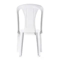 RIMAX - Silla Sin Brazos Plástico Samba Blanco
