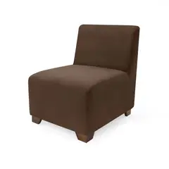 HOGAR VENECIA - Poltrona Girona 80X60X73 Tela Chocolate