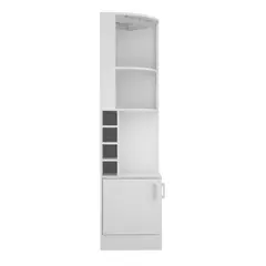 VIRTUAL MUEBLES - Bar Esquinero Celeste 180X47X47Cm Blanco