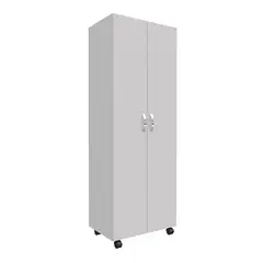 PRACTIMAC - Mueble Auxiliar Paris 169X60X40.5Cm Blanco