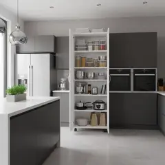 PRACTIMAC - Mueble Auxiliar París 169x60x40.5 Cm Blanco