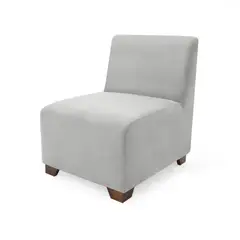 HOGAR VENECIA - Poltrona Girona 80X60X73 Tela Plata
