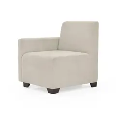 HOGAR VENECIA - Poltrona Girona con Brazo Derecho 80X70X73 Taupe