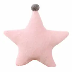BANZAY - Cojín Decorativo Estrella - Rosado