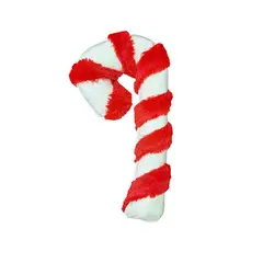 BANZAY - Cojín Decorativo Baston Caramelo Navideño - Blanco