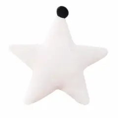 BANZAY - Cojín Decorativo Estrella - Blanco