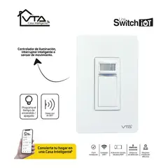 VTA PLUS - Interruptor Sencillo Inteligente + Sensor De Movimiento
