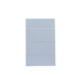 HALUX - Tapa Ciega Border Blanco