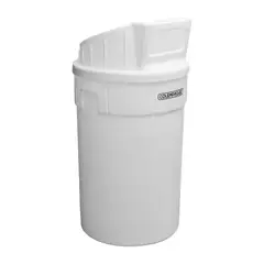 COLEMPAQUES - Caneca Plástica 208L Blanco Con Tapa Capucha