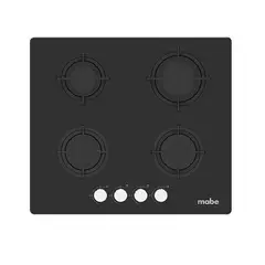 MABE - Estufa de Empotrar 4 Puestos Gas Natural 58 X 50 cm Vidrio