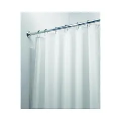 INTERDESIGN - Cortina / Forro para Cortina de Ducha Poliéster Blanco