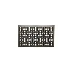 SPORTS LICENSING SOL - Alfombra con Diseño Treillage Caucho Negro 45.72 X 76.20 cm