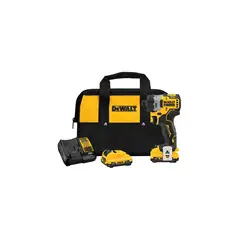 DEWALT - Juego de Destornillador Inalámbrico de 12 V 0.63 cm