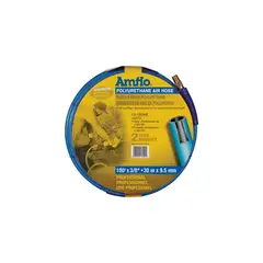 AMFLO - Manguera de Aire de 3/8 X 30.48 M con Rosca Macho de 1/4