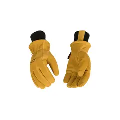KINCO INTERNATIONAL - Guantes de Cuero Kinco XL con Pulgar Keystone y Puño de Tejido Ajustado