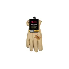 KINCO INTERNATIONAL - Guantes de Cuero Kinco XL con Pulgar Keystone y Puño Elástico Fruncido