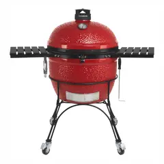 KAMADO JOE - Asador A Carbón Kamado Con Bandeja Con Tapa Kamado Big Joe Ii