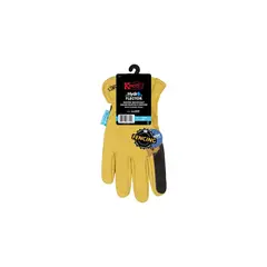 KINCO INTERNATIONAL - Guantes de Cuero de Búfalo Kinco 387P M con Puño Elástico y Pulgar Keystone