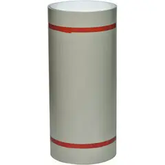 GENERICO - Bobina de Termino de Aluminio Arcilla/Blanco 60.96 cm X 15.24 M