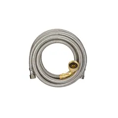 PLUMB PAK - Línea de Suministro para Lavavajillas con Adaptador Acero Inoxidable X 2.43 M