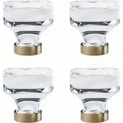 AMEROCK - Tirador para Mueble Dorado Transparente de 3.49 cm
