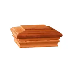 DECKORATORS - Tapa Clásica de Cedro 15.24 X 15.24 cm para Poste