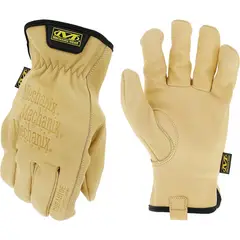 MECHANIX WEAR - Guantes de Cuero LDCW 75 009 M con Puño Elástico y Pulgar Keystone