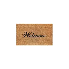 AMERICO HOME - Alfombra para Entrada Elegante Tostado 40.64 X 68 cm