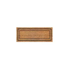 AMERICO HOME - Alfombra Natural con Borde Clasico 60.96 X 152 cm