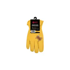 KINCO INTERNATIONAL - Guantes de Cuero Kinco M con Pulgar Keystone y Puño Elástico Fruncido
