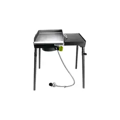 GENERICO - Cocina para Patio con 1 Quemador con Plancha/Trampa de Grasa