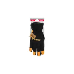KINCO INTERNATIONAL - Guantes Híbridos KincoPro L para Hombre con Pulgar Wing y Puño Elástico Fruncido