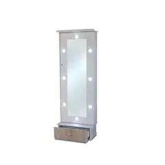 TKMODULARES - Tocador con Luces Gnor Panelled 180 Cms Blanco