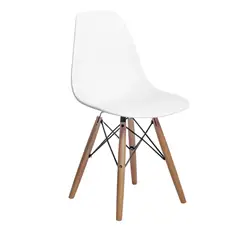 MQ - Set 4 Sillas Eames Eiffel Moderna Blanco