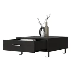VIRTUAL MUEBLES - Mesa de Centro Ascher 36X60X60 cm 1 Cajón