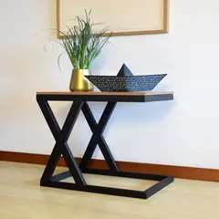 undefined - Mesa Auxiliar Kappa Hierro y Melamina 50X35X60cm