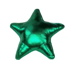 BANZAY - Cojín Decorativo Navideño Estrella - Verde