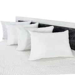 HOGARETO - Set X4 Almohadas Fibra Sintética Media 70X50 Cm
