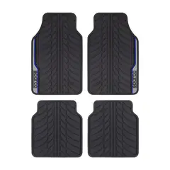 SPARCO - Tapetes Carro 4 Piezas Piso Pvc Protector