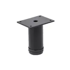 FIXER - Pata Acero 201 Con Nivelador 100 Mm Negra