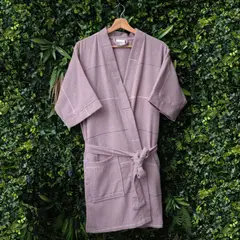 FATELARES - Bata de baño mujer 320gr 91 cm violeta