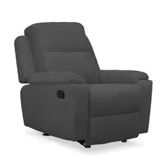 ELITE LIVING - Reclinable Mecedora Marsella 80X90X100 Tela Gris Plomo