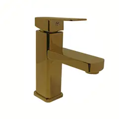 GRIFOS CENTER - Griferia Monocontrol Lavamanos Bajo Oro Vintage