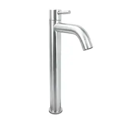 GRIFOS CENTER - Grifería Lavamanos Agua Fria Acero Inoxidable Consumo 10 l/min