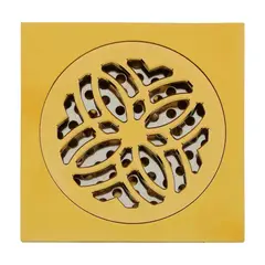 GRIFOS CENTER - Rejilla Cuadrada Butterfly Oro 24k