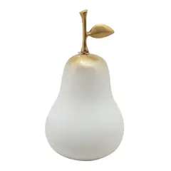 undefined - Fruta Pera Cerámica 13.5x20.5 cm Blanco